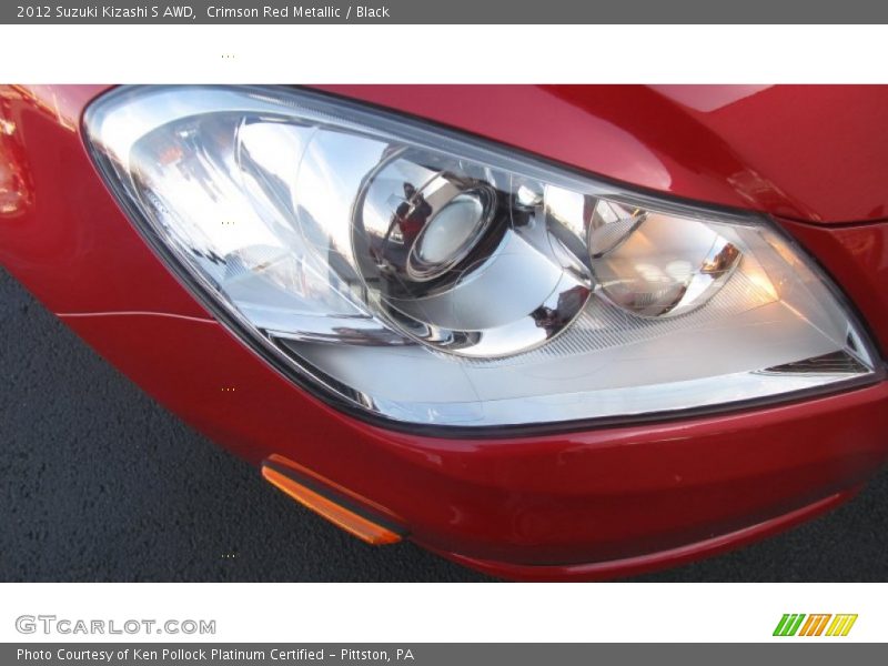 Crimson Red Metallic / Black 2012 Suzuki Kizashi S AWD