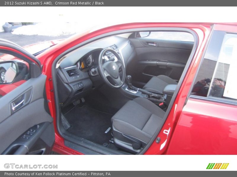 Crimson Red Metallic / Black 2012 Suzuki Kizashi S AWD