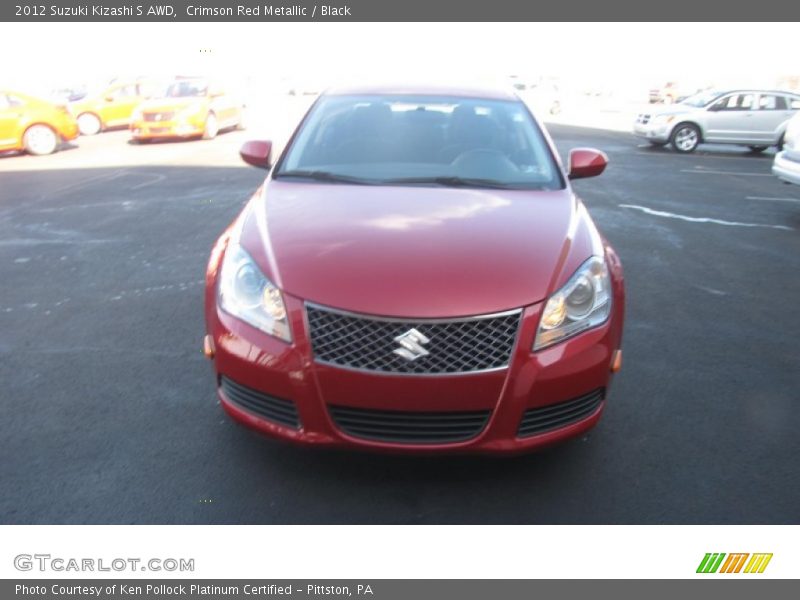 Crimson Red Metallic / Black 2012 Suzuki Kizashi S AWD