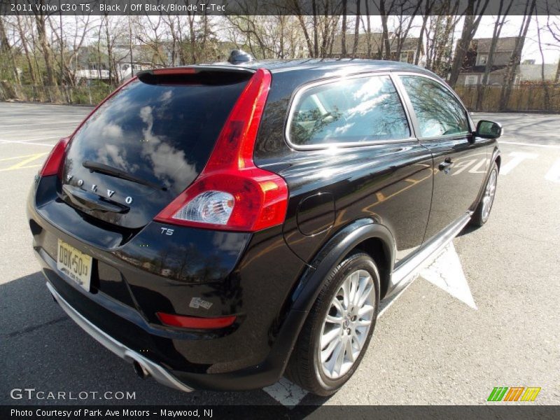 Black / Off Black/Blonde T-Tec 2011 Volvo C30 T5