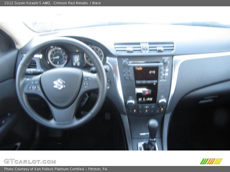 Crimson Red Metallic / Black 2012 Suzuki Kizashi S AWD