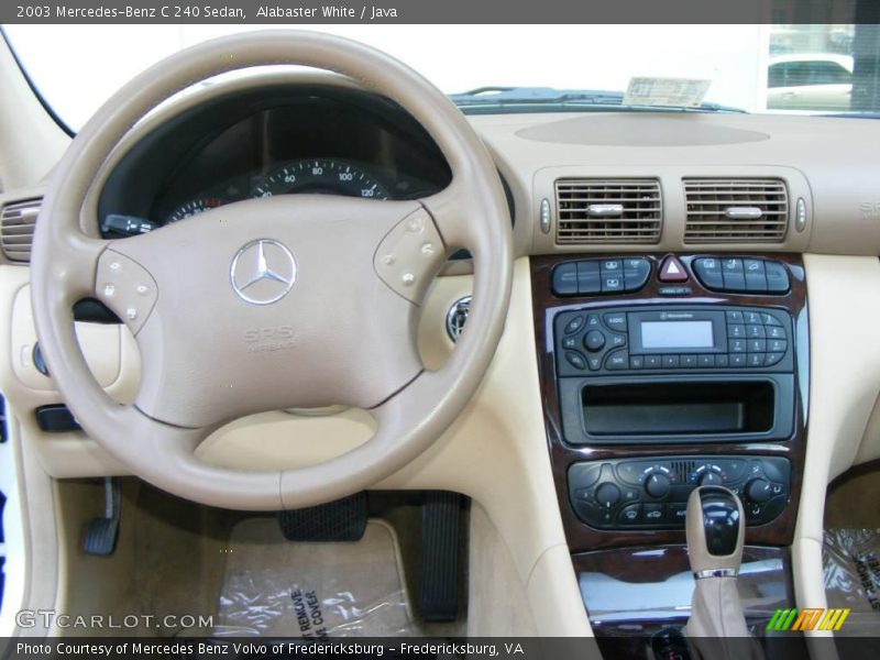 Alabaster White / Java 2003 Mercedes-Benz C 240 Sedan