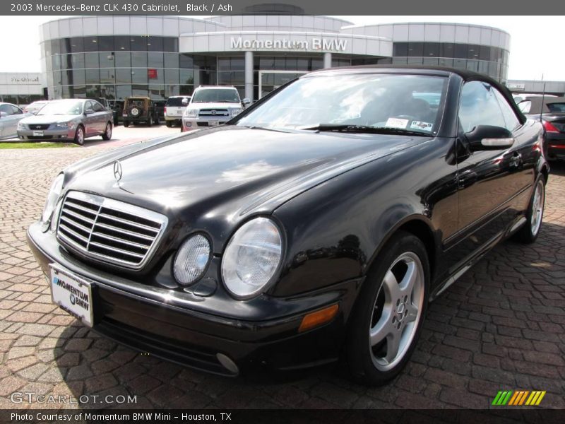 Black / Ash 2003 Mercedes-Benz CLK 430 Cabriolet