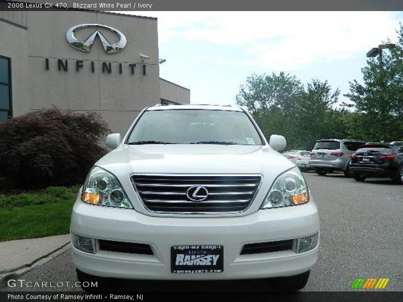 Blizzard White Pearl / Ivory 2008 Lexus GX 470