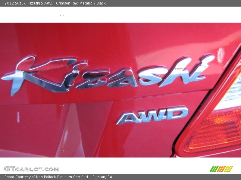 Crimson Red Metallic / Black 2012 Suzuki Kizashi S AWD