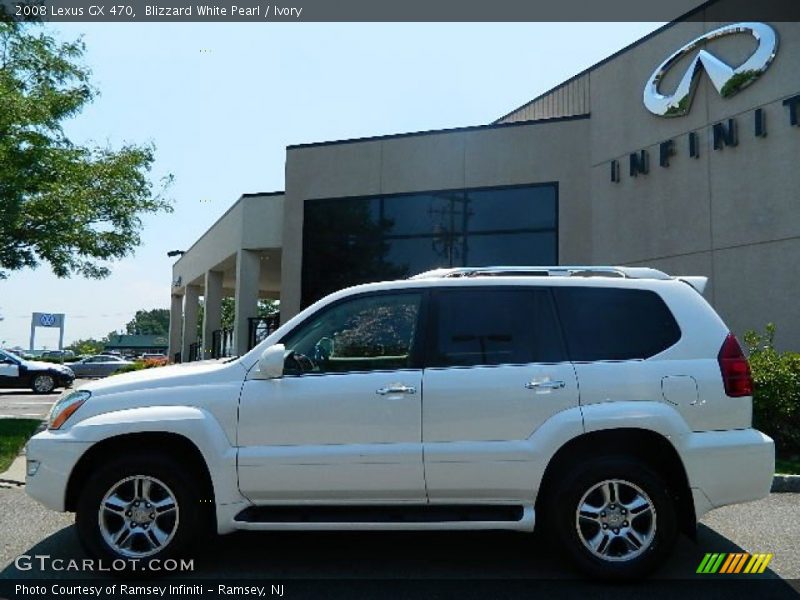 Blizzard White Pearl / Ivory 2008 Lexus GX 470