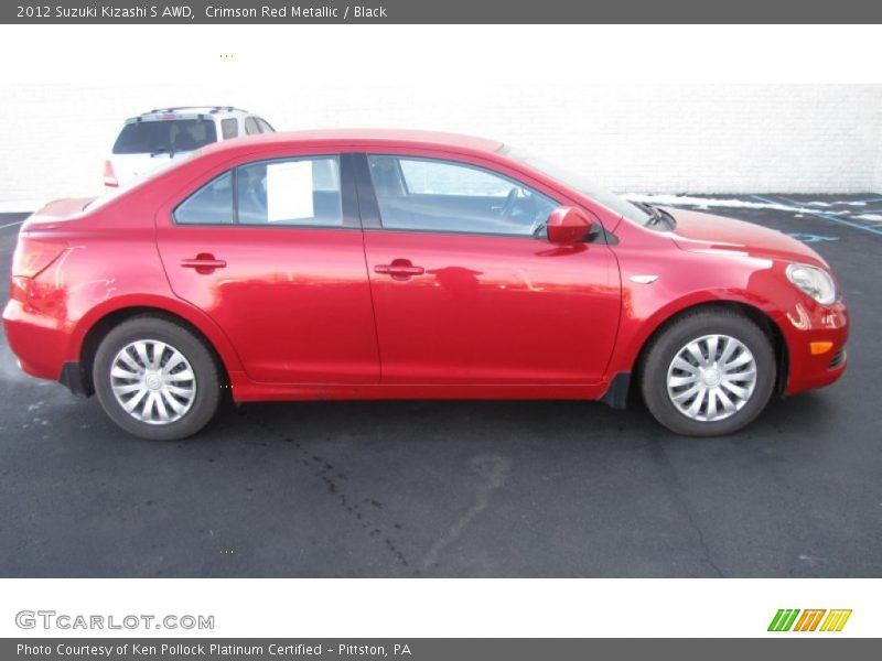 Crimson Red Metallic / Black 2012 Suzuki Kizashi S AWD