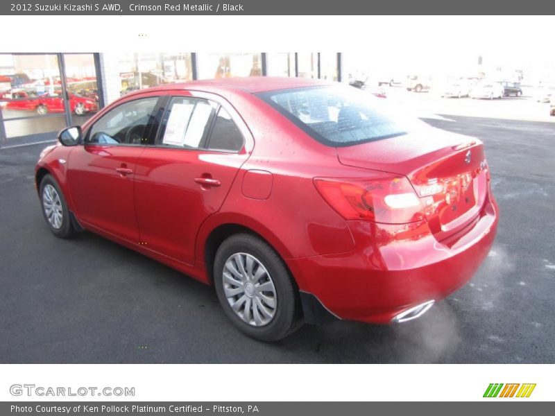 Crimson Red Metallic / Black 2012 Suzuki Kizashi S AWD