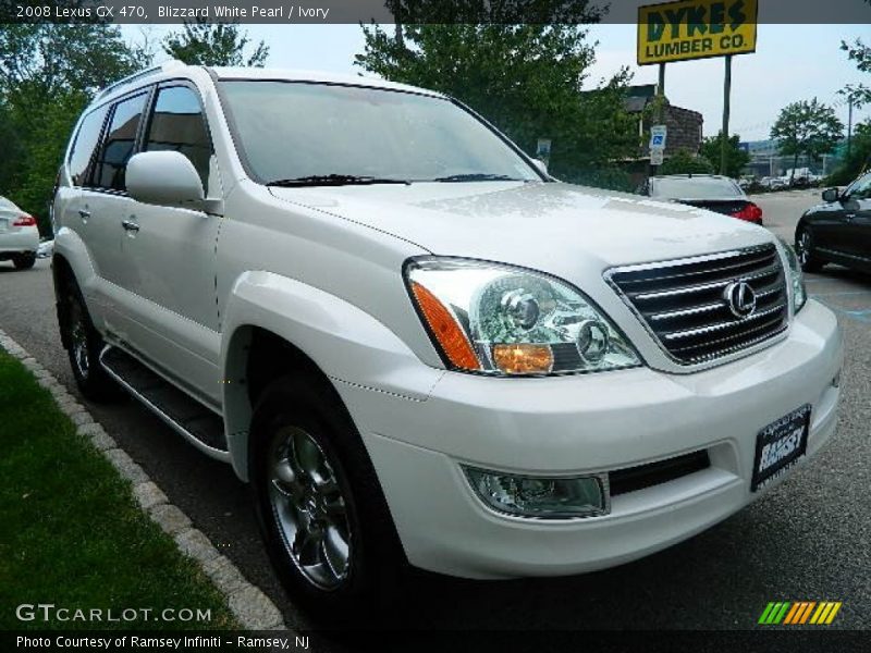 Blizzard White Pearl / Ivory 2008 Lexus GX 470