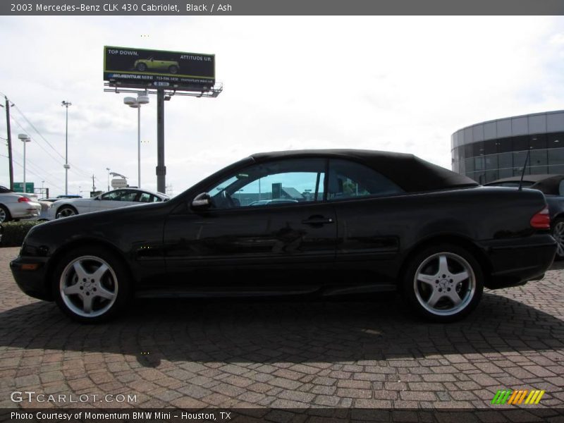 Black / Ash 2003 Mercedes-Benz CLK 430 Cabriolet