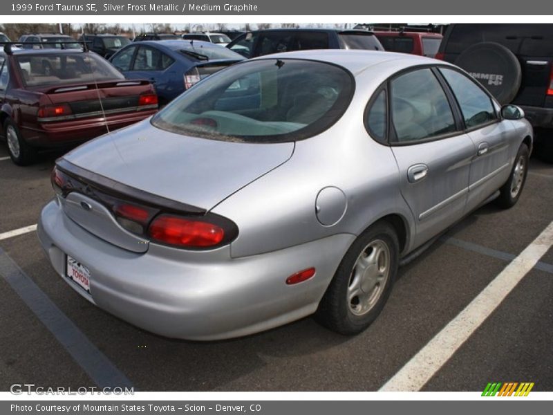 Silver Frost Metallic / Medium Graphite 1999 Ford Taurus SE