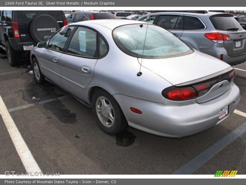 Silver Frost Metallic / Medium Graphite 1999 Ford Taurus SE