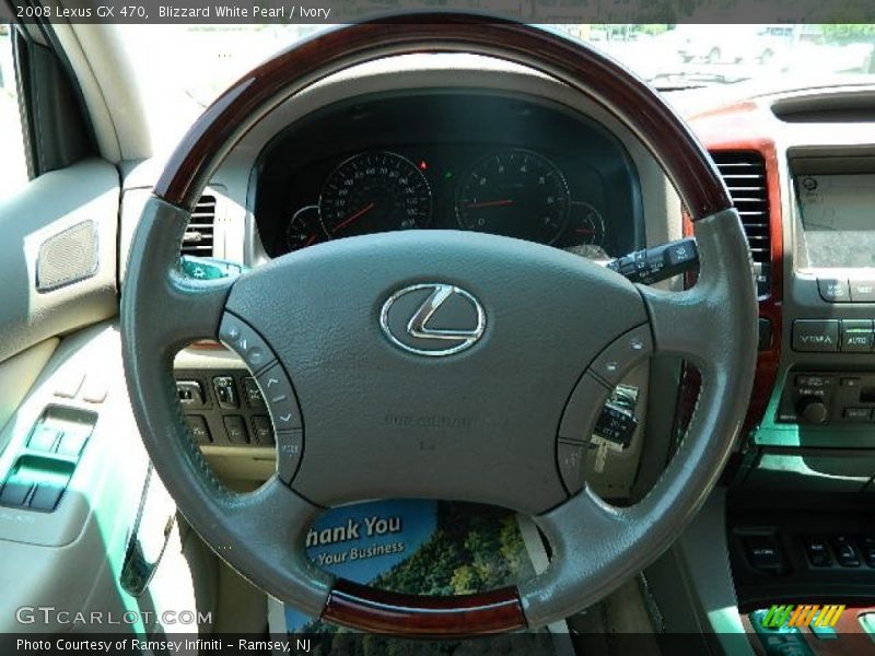 Blizzard White Pearl / Ivory 2008 Lexus GX 470