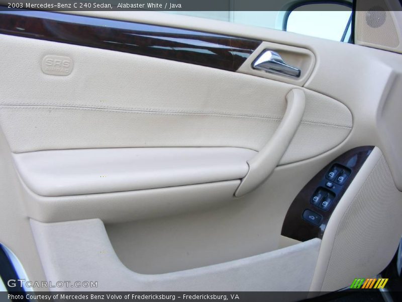 Alabaster White / Java 2003 Mercedes-Benz C 240 Sedan