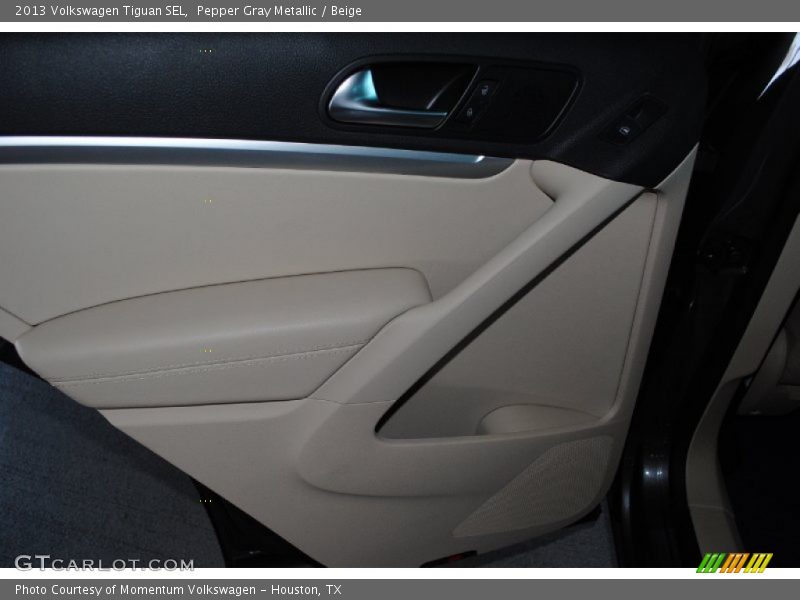 Pepper Gray Metallic / Beige 2013 Volkswagen Tiguan SEL