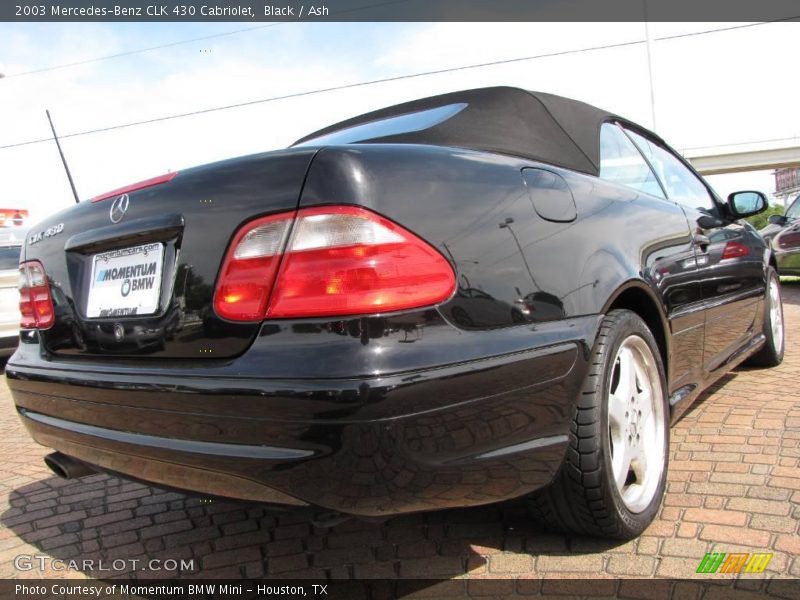 Black / Ash 2003 Mercedes-Benz CLK 430 Cabriolet