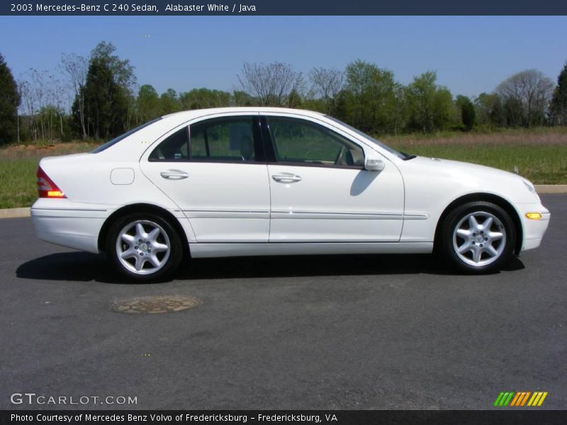 Alabaster White / Java 2003 Mercedes-Benz C 240 Sedan