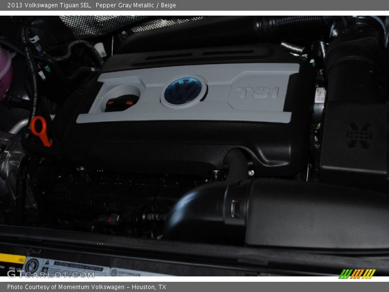 Pepper Gray Metallic / Beige 2013 Volkswagen Tiguan SEL