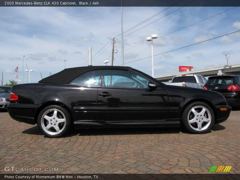 Black / Ash 2003 Mercedes-Benz CLK 430 Cabriolet