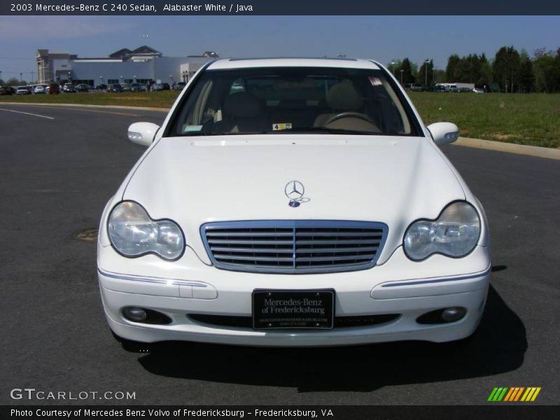 Alabaster White / Java 2003 Mercedes-Benz C 240 Sedan