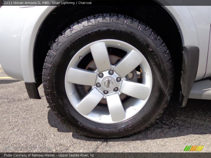 Silver Lightning / Charcoal 2011 Nissan Armada SL 4WD