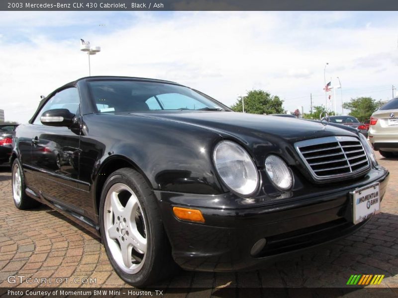 Black / Ash 2003 Mercedes-Benz CLK 430 Cabriolet