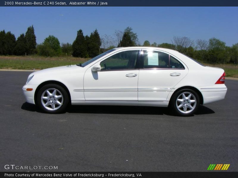 Alabaster White / Java 2003 Mercedes-Benz C 240 Sedan