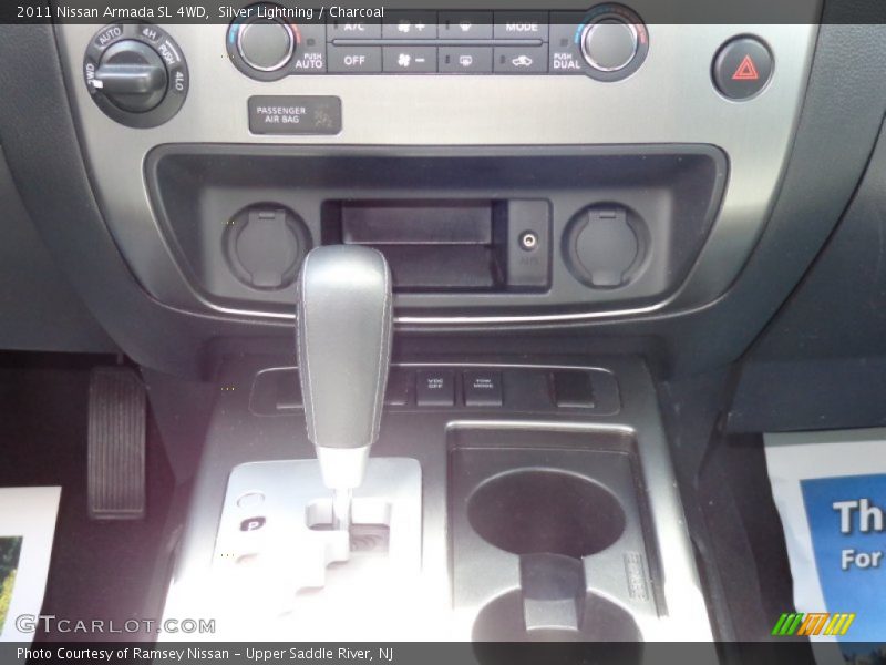 Silver Lightning / Charcoal 2011 Nissan Armada SL 4WD