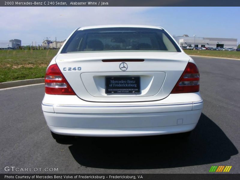 Alabaster White / Java 2003 Mercedes-Benz C 240 Sedan