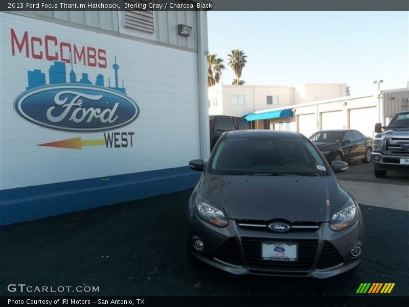 Sterling Gray / Charcoal Black 2013 Ford Focus Titanium Hatchback