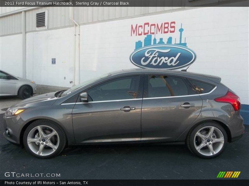 Sterling Gray / Charcoal Black 2013 Ford Focus Titanium Hatchback