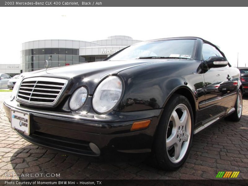 Black / Ash 2003 Mercedes-Benz CLK 430 Cabriolet