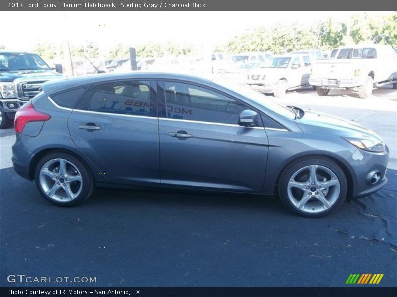 Sterling Gray / Charcoal Black 2013 Ford Focus Titanium Hatchback