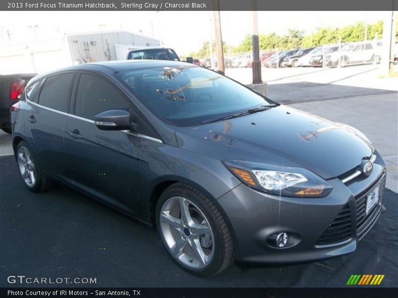 Sterling Gray / Charcoal Black 2013 Ford Focus Titanium Hatchback