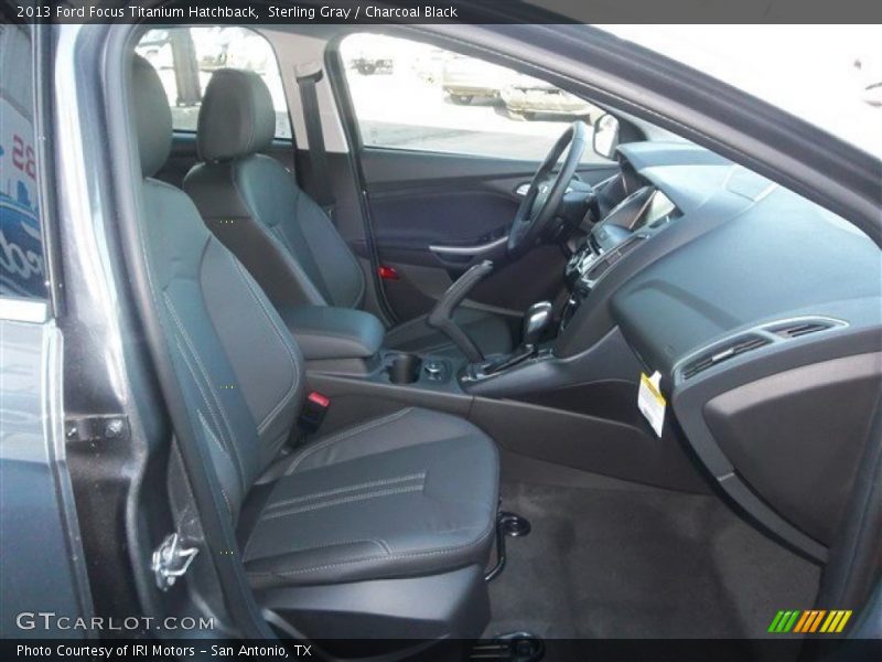 Sterling Gray / Charcoal Black 2013 Ford Focus Titanium Hatchback
