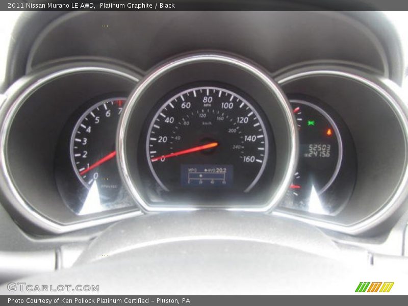Platinum Graphite / Black 2011 Nissan Murano LE AWD