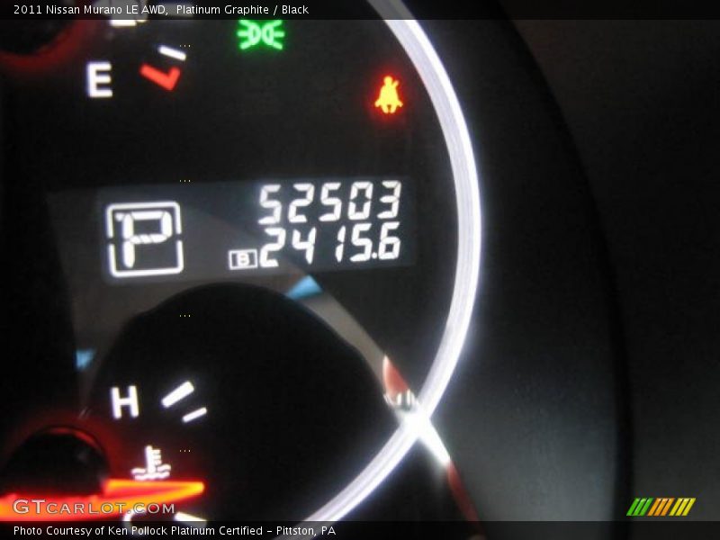 Platinum Graphite / Black 2011 Nissan Murano LE AWD
