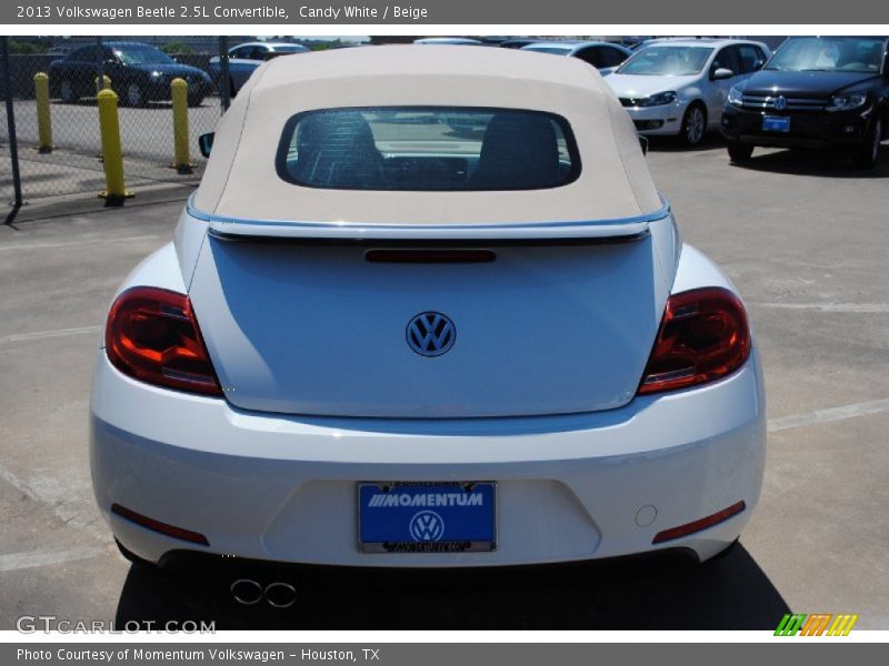 Candy White / Beige 2013 Volkswagen Beetle 2.5L Convertible