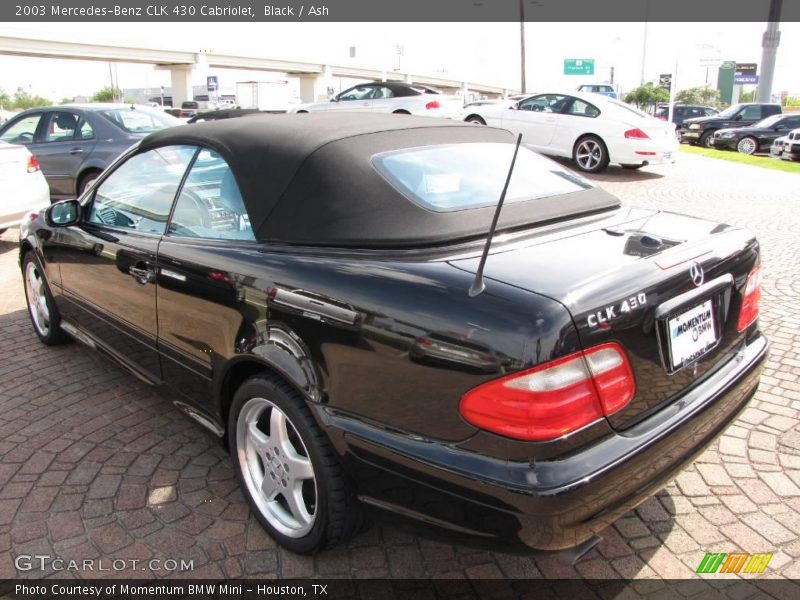 Black / Ash 2003 Mercedes-Benz CLK 430 Cabriolet