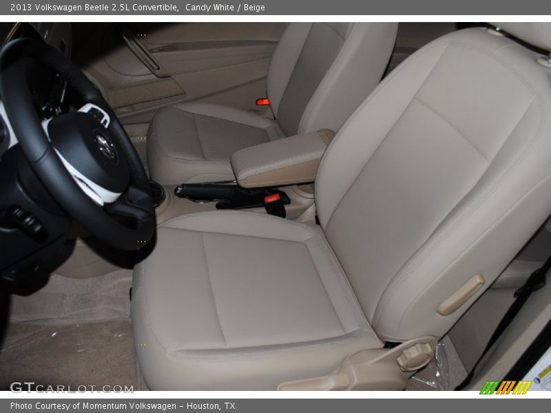 Candy White / Beige 2013 Volkswagen Beetle 2.5L Convertible