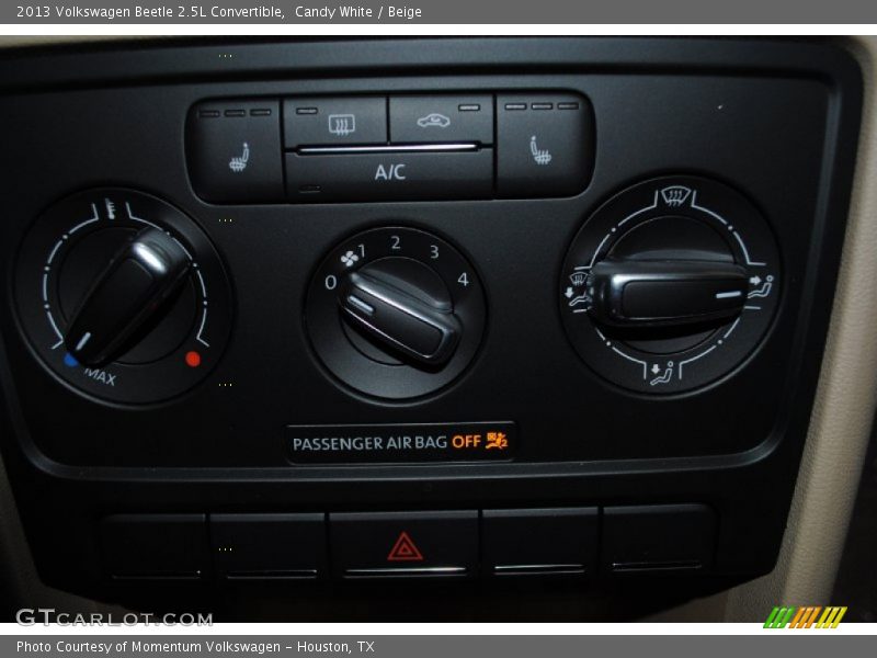 Candy White / Beige 2013 Volkswagen Beetle 2.5L Convertible