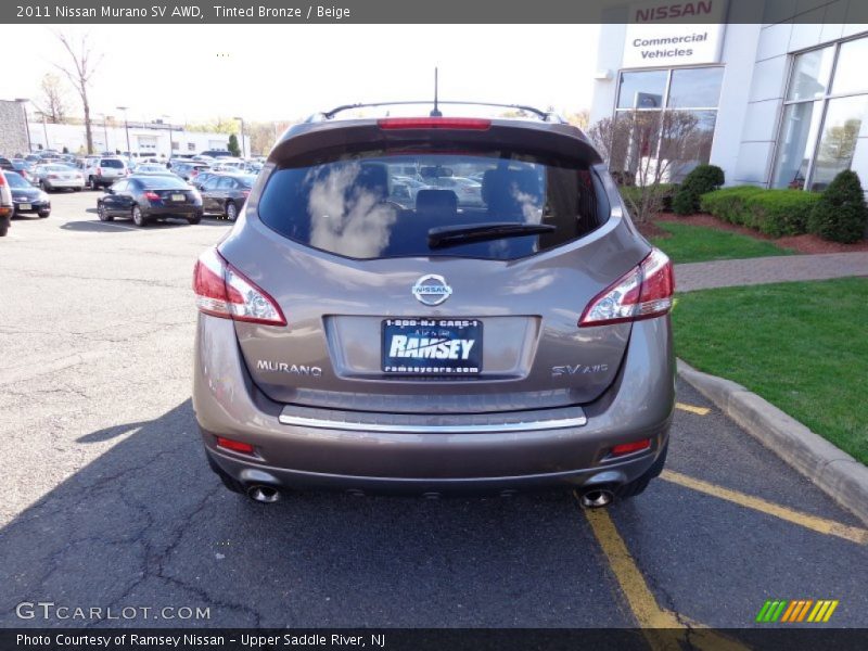 Tinted Bronze / Beige 2011 Nissan Murano SV AWD