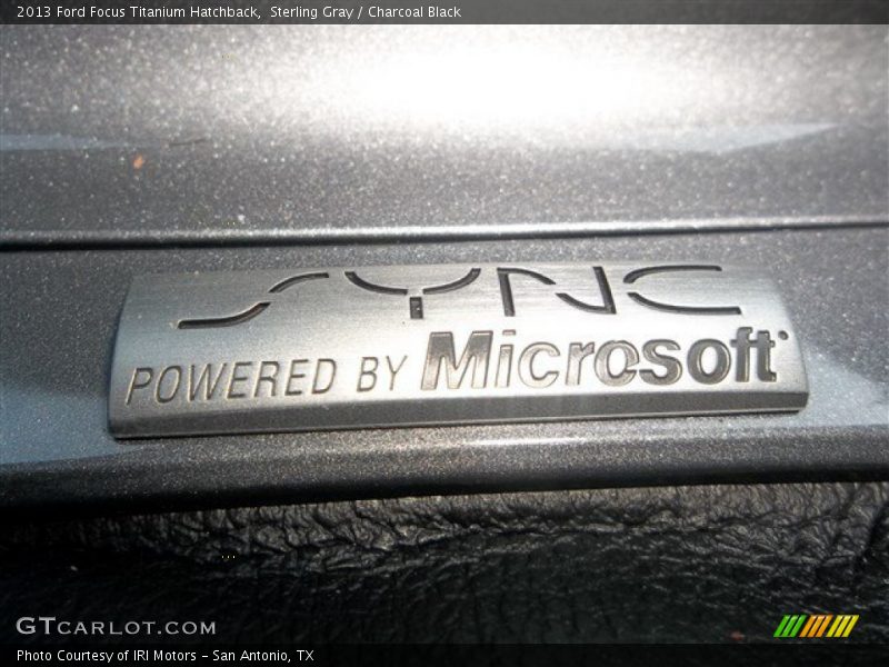 Sterling Gray / Charcoal Black 2013 Ford Focus Titanium Hatchback