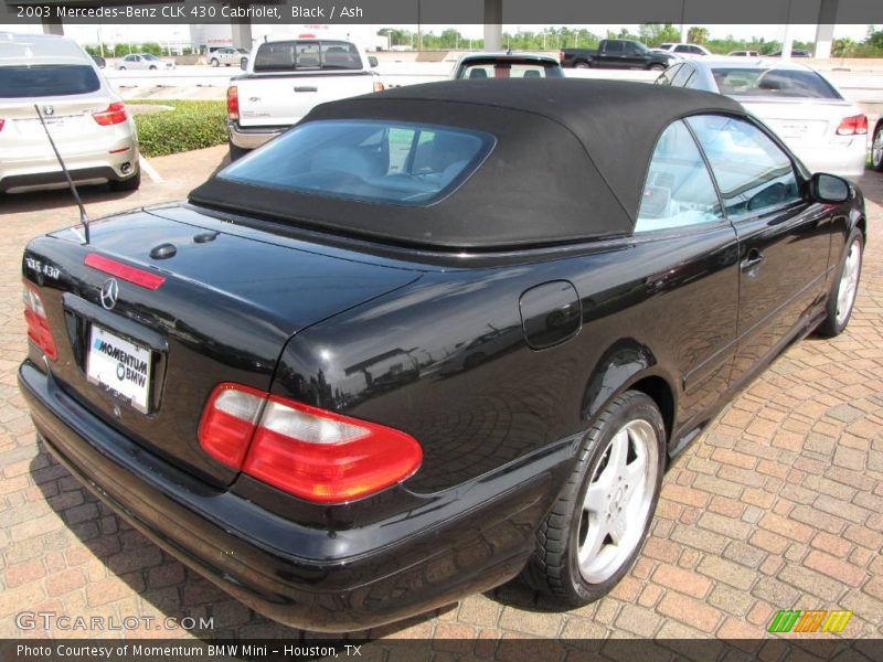 Black / Ash 2003 Mercedes-Benz CLK 430 Cabriolet