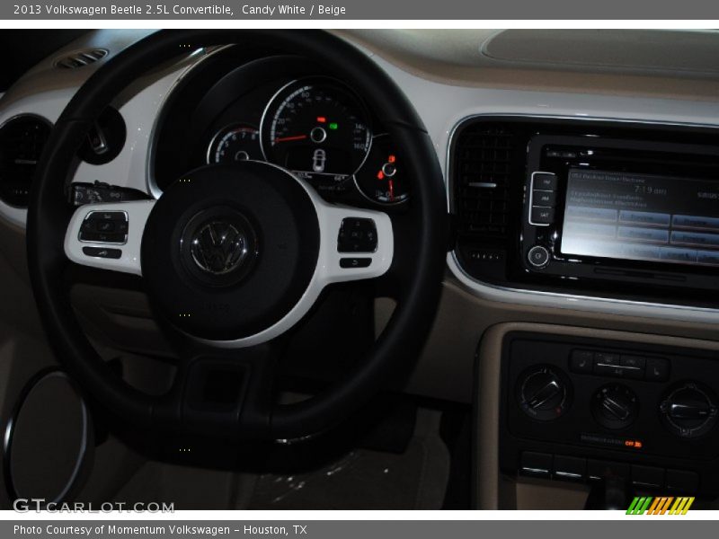 Candy White / Beige 2013 Volkswagen Beetle 2.5L Convertible