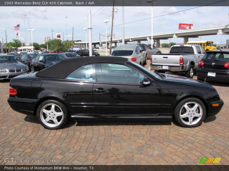 Black / Ash 2003 Mercedes-Benz CLK 430 Cabriolet