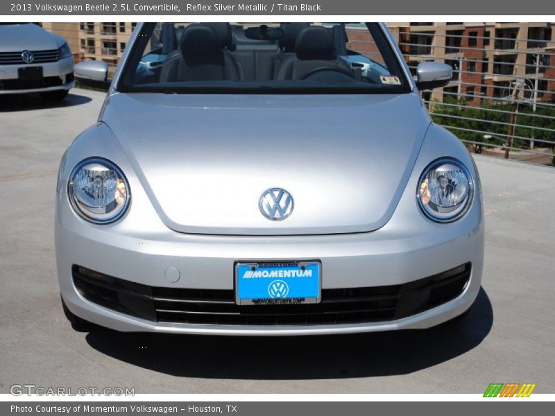 Reflex Silver Metallic / Titan Black 2013 Volkswagen Beetle 2.5L Convertible