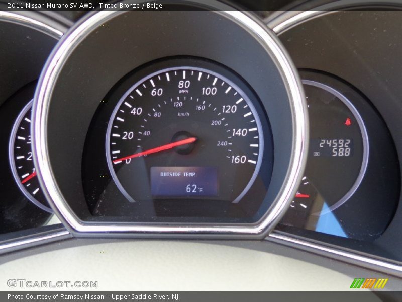 Tinted Bronze / Beige 2011 Nissan Murano SV AWD