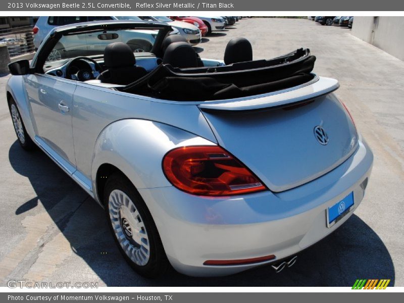 Reflex Silver Metallic / Titan Black 2013 Volkswagen Beetle 2.5L Convertible