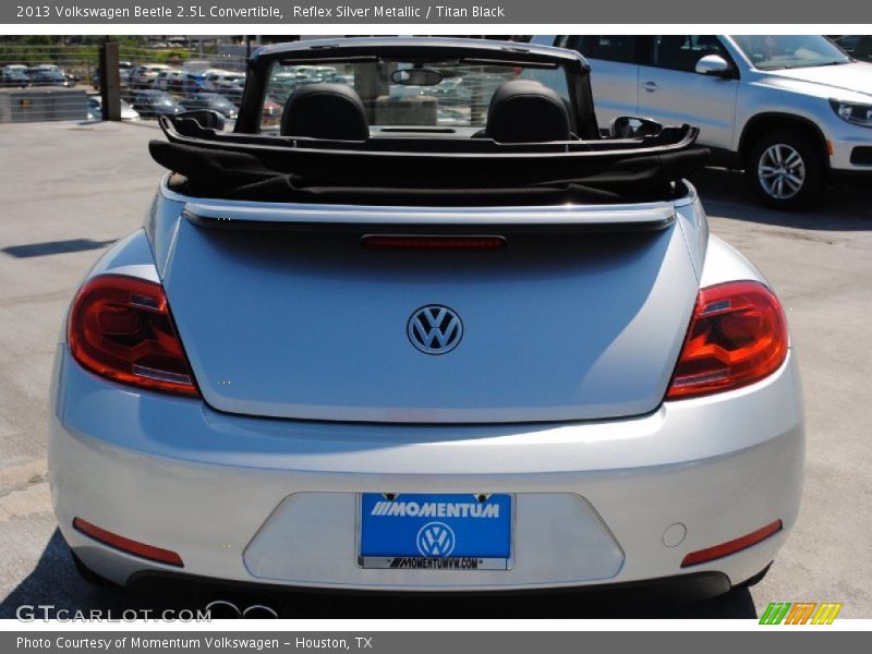 Reflex Silver Metallic / Titan Black 2013 Volkswagen Beetle 2.5L Convertible